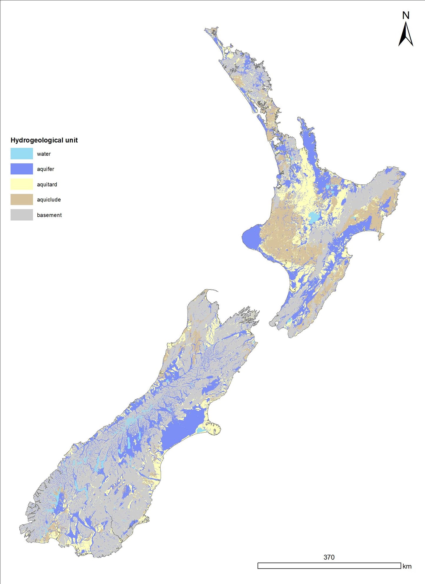 Hydrogeological basement map
