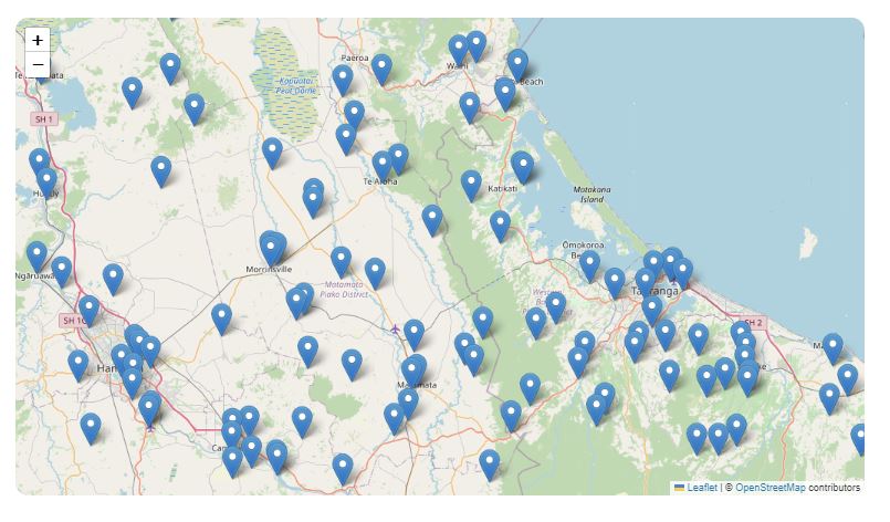 DataHub how to: Use the map feature