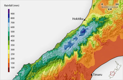 Regional High Intensity Rainfall Duration Statistics (HIRDS) Gridded Data