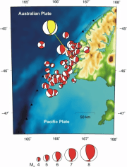 GeoNet New Zealand Earthquake Moment Tensor solutions